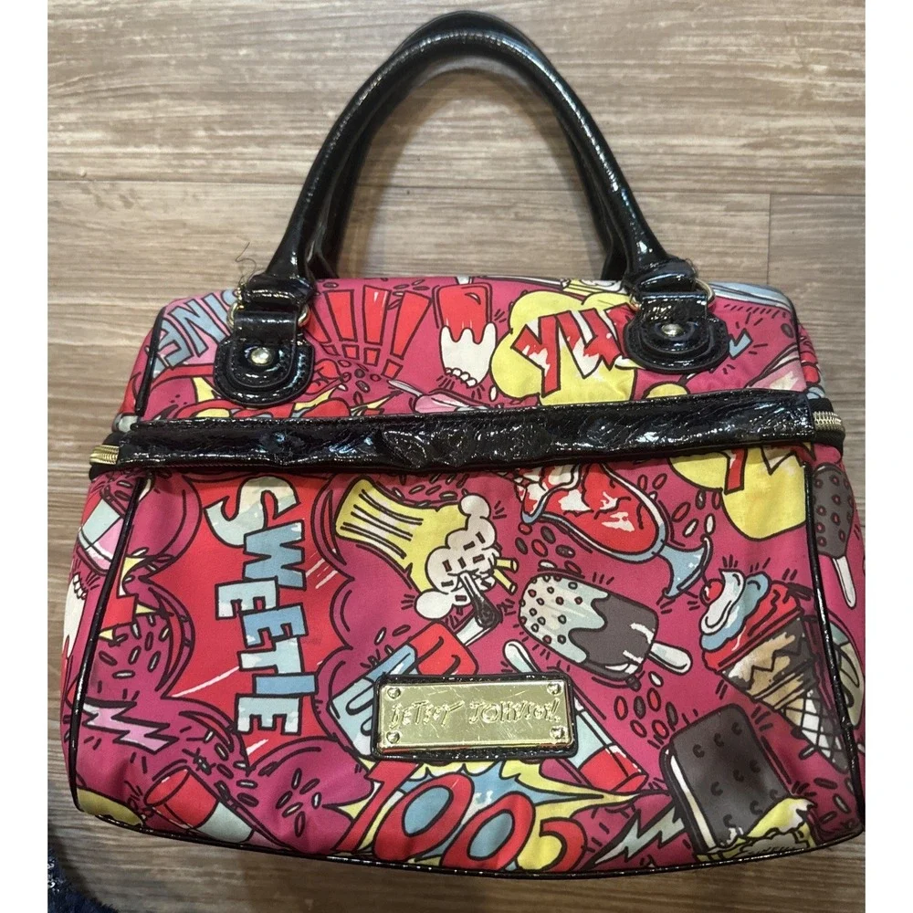 Betsey Johnson Women's Cosmetic Or Cooler Bag - Ice Cream Sweetie theme‎